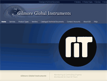 Tablet Screenshot of gilmore-global.com